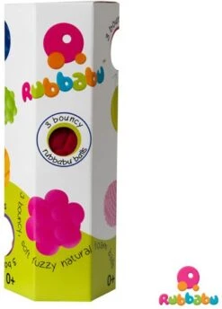 Rubbabu 20190 Kugeln (klein, 3 Stück) -Djeco Geschaft rubbabu 20190 kugeln klein 3 stueck 2