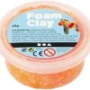 Schaumstoff Knete, Neon Orange, 35 Gr/ 1 Box -Djeco Geschaft schaumstoff knete neon orange 35 gr 1 box