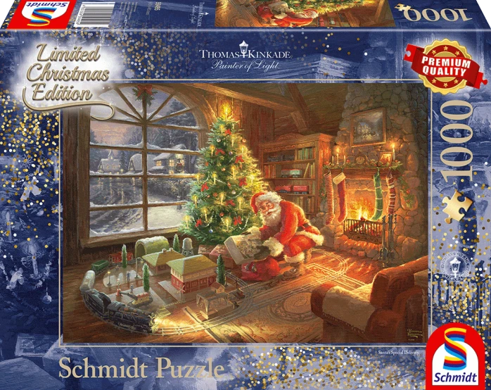 Schmidt Santa Claus Is Here, Limited Edition,1000 Stukjes 3 Schmidt Santa Claus Is Here, Limited Edition,1000 Stukjes