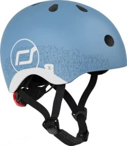 Scoot And Ride Helmet XS - Reflective Steel