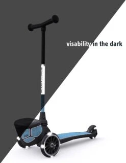 Scoot & Ride Scoot And Ride Highwaykick 2 Reflektierend - Stahl -Djeco Geschaft scoot and ride highwaykick 2 led steel 2