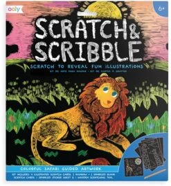 Ooly Scratch & Scribble - Colorful Safari