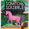 Ooly Scratch & Scribble - Magical Unicorns [Misc. Supplies] -Djeco Geschaft scratch scribble magical unicorns misc supplies
