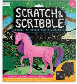 Ooly Scratch & Scribble - Magical Unicorns [Misc. Supplies]