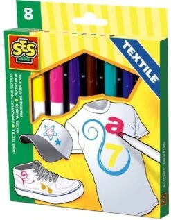 Ses 00269 Textilmarker Maxi 8St.