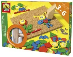 SES Creative 00926 Hämmerchen Tick Fantasie Motorikspielzeug, Mehrfarbig