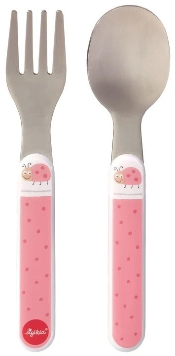 SIGIKID 24978 Melamin Set Marienkäfer Kindergeschirr Mädchen Geschenkset Empfohlen Ab Geburt Rosa 5 SIGIKID 24978 Melamin Set Marienkäfer Kindergeschirr Mädchen Geschenkset Empfohlen Ab Geburt Rosa – Bild 3