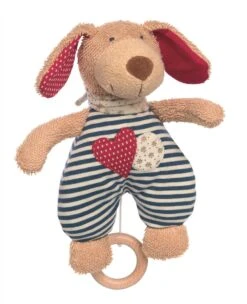 SIGIKID 39052 Spieluhr Hund Green Mädchen Und Jungen Babyspielzeug Empfohlen Ab Geburt Blau