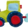 SIGIKID 42301 Aktiv-Knistertuch Traktor PlayQ Mädchen Und Jungen Babyspielzeug Empfohlen Ab Geburt Grün/blau -Djeco Geschaft sigikid 42301 aktiv knistertuch traktor playq maedchen und jungen babyspielzeug empfohlen ab geburt gruen blau