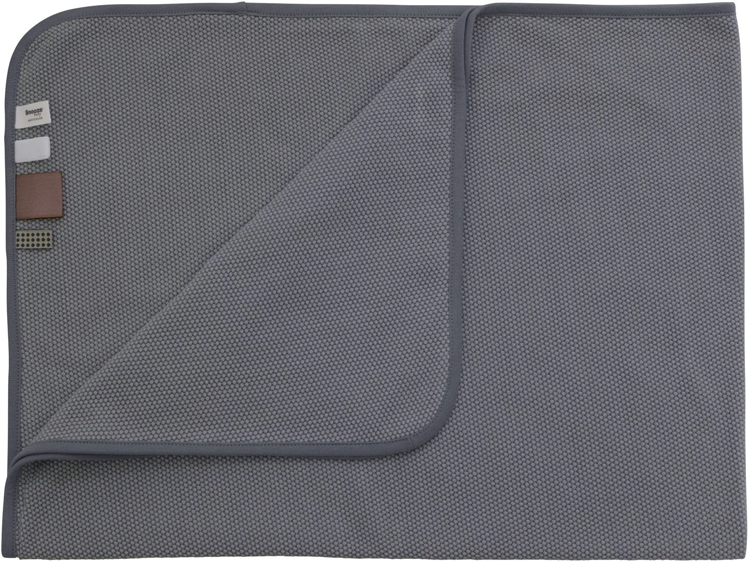 Snoozebaby Decke Kinderbett T.O.G. 1.0 Storm Grey - 75X100cm 3 Snoozebaby Decke Kinderbett T.O.G. 1.0 Storm Grey - 75X100cm