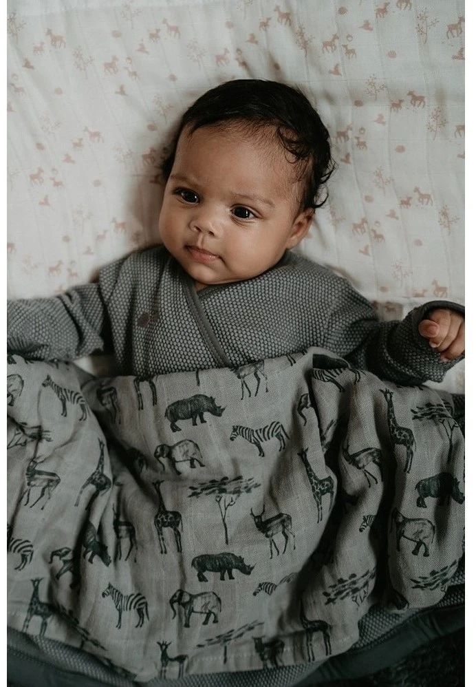 Snoozebaby Decke Kinderbett T.O.G. 2.0 Storm Grey - 75X100cm 4 Snoozebaby Decke Kinderbett T.O.G. 2.0 Storm Grey - 75X100cm – Bild 2