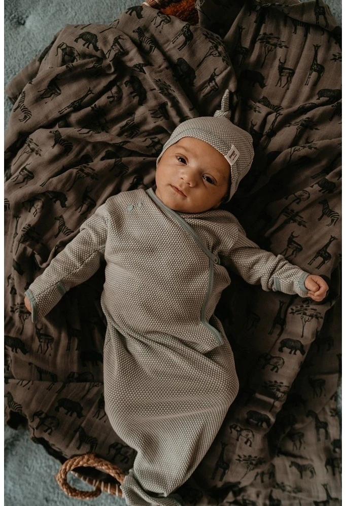 Snoozebaby Neugeborenenkokon Inkl. Mütze Fresh Blue - 0-3 Monate 5 Snoozebaby Neugeborenenkokon Inkl. Mütze Fresh Blue - 0-3 Monate – Bild 3