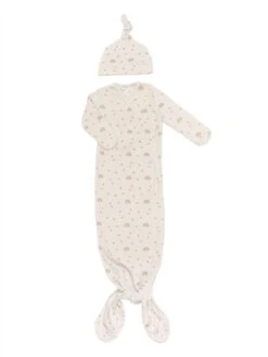 Snoozebaby Neugeborenenkokon Inkl. Mütze Milky Rust Rainbow - 0-3 Monate