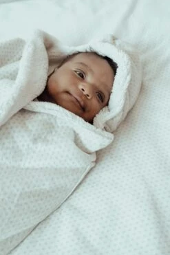 Snoozebaby Wickeldecke Trendy Wrapping Stone Beige - 90x110cm -Djeco Geschaft snoozebaby organic wrap blanket trendy wrapping 90x110cm stone beige