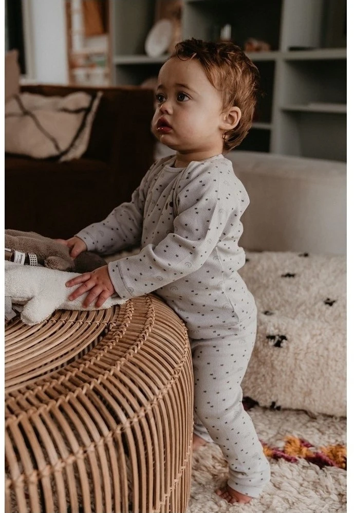 Snoozebaby Schlafanzug Milky Rust Regenbogen - 86/92 5 Snoozebaby Schlafanzug Milky Rust Regenbogen - 86/92 – Bild 3