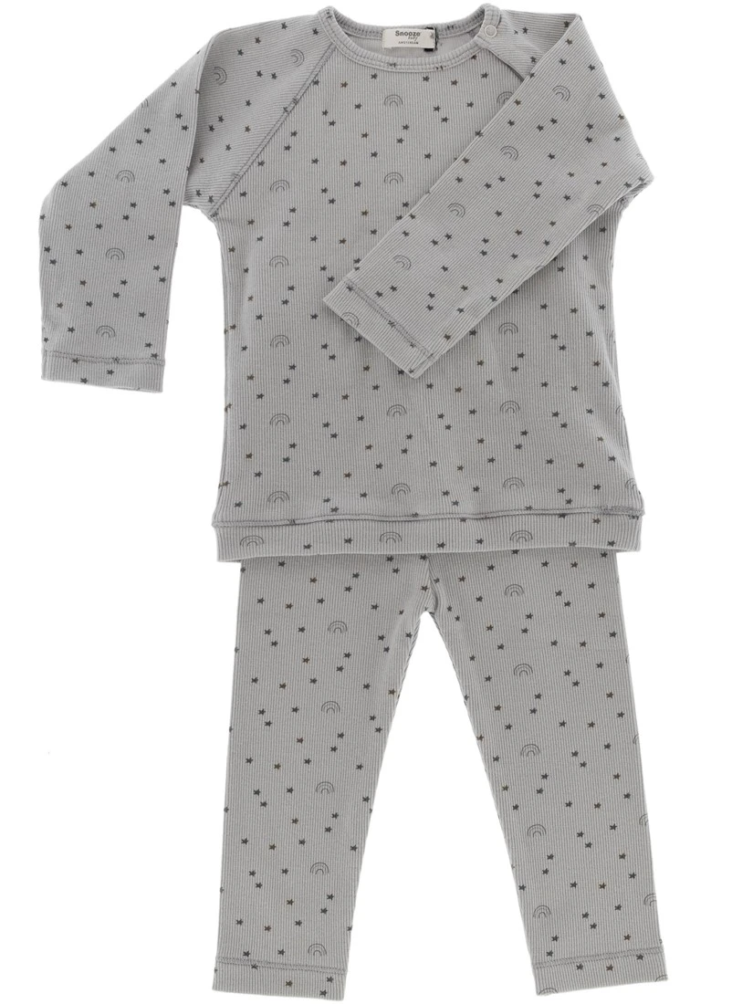 Snoozebaby Schlafanzug Milky Rust Regenbogen - 86/92 3 Snoozebaby Schlafanzug Milky Rust Regenbogen - 86/92