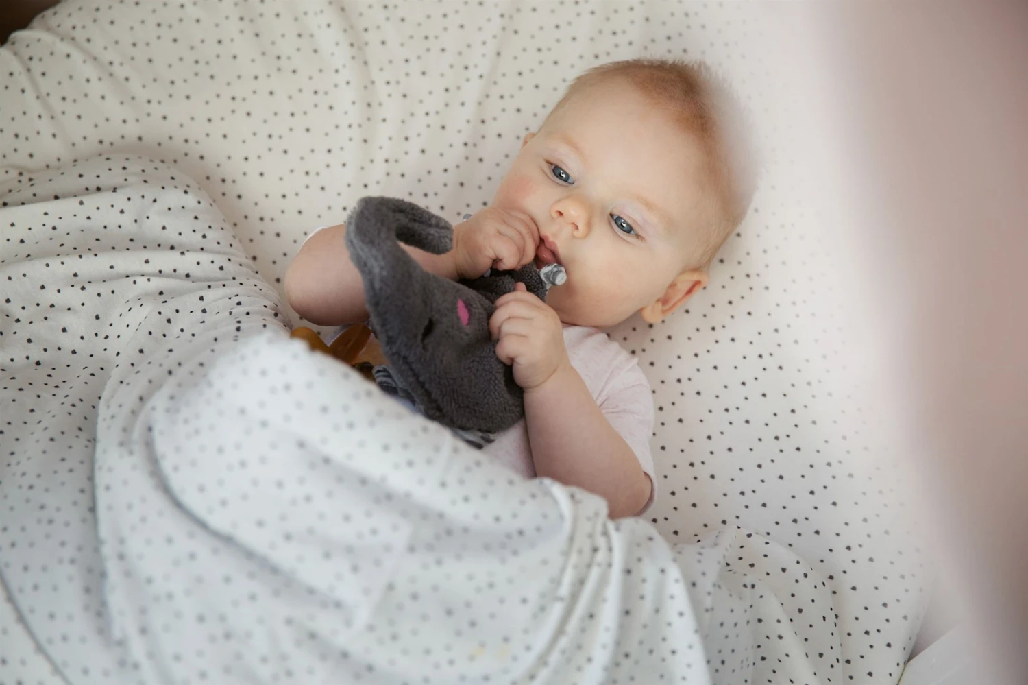 Snoozebaby Soft Toy / Cuddle Toy Elly Elephant Frost Grey 5 Snoozebaby Soft Toy / Cuddle Toy Elly Elephant Frost Grey – Bild 3