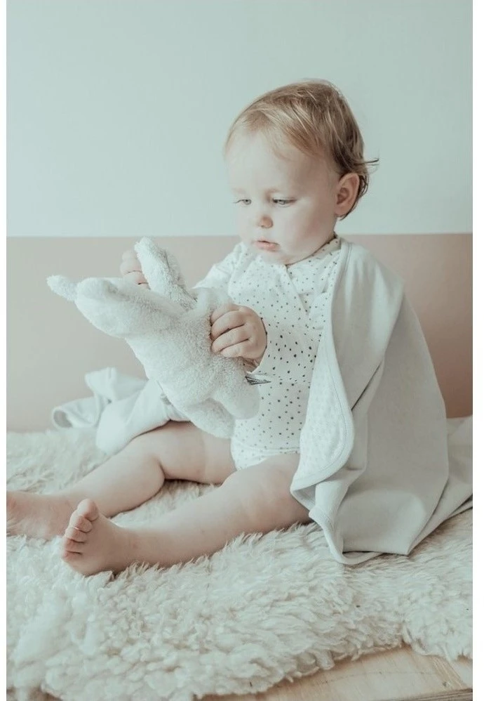 Snoozebaby Summer Crib Blanket Soft Mauve 4 Snoozebaby Summer Crib Blanket Soft Mauve – Bild 2