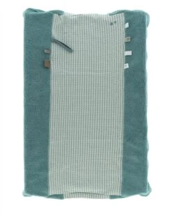 Snoozebaby Wickelauflage Happy Dressing Smokey Green - 45 X 70cm GOTS