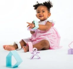 Spiel-Beißring 2-teilig, 100% Silikon, Fördert Feinmotorik Und Sehsinn, Beruhigt Beim Zahnen -Djeco Geschaft spiel beissring 2 teilig 100 silikon foerdert feinmotorik und sehsinn beruhigt beim zahnen 3