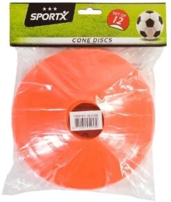 SportX Sporthut Kunststoff 19 Cm Orange 12 Stück