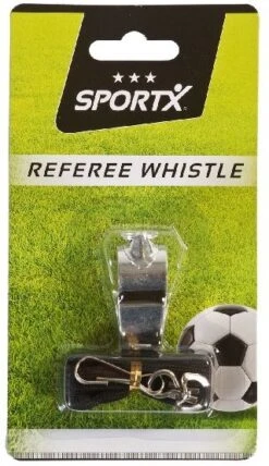 SportX-Schiedsrichterpfeife Metall