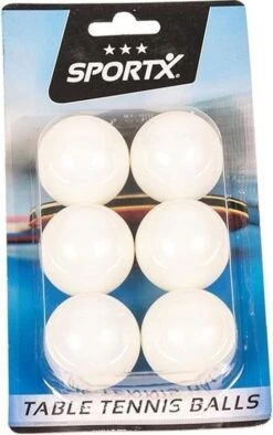SportX Tischtennisbälle 6 Auf Blister