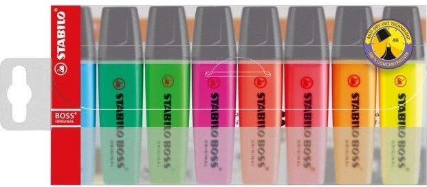 STABILO BOSS Original Marker 8 Stück(e) Multi 3 STABILO BOSS Original Marker 8 Stück(e) Multi