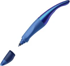 STABILO EASYoriginal - Ergonomischer Tintenroller - Rechtshändig - Holographie-Edition - Blau -Djeco Geschaft stabilo easyoriginal ergonomischer tintenroller rechtshaendig holographie edition blau 2