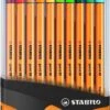 STABILO Point 88 - Fineliner 0,4 Mm - ColorParade Anthrazit/orange 20 Farben 2 STABILO Point 88 - Fineliner 0,4 Mm - ColorParade Anthrazit/orange 20 Farben -Djeco Geschaft stabilo point 88 fineliner 0 4 mm colorparade anthrazit orange 20 farben