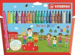 STABILO Trio A,Z Filzstift Fein Mehrfarbig 24, 1