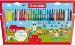 STABILO Trio A,Z Filzstift Fein Mehrfarbig 30, 1