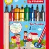 STABILO Trio Scribbi Filzstift Fettdruck Mehrfarbig 8, 1 -Djeco Geschaft stabilo trio scribbi filzstift fettdruck mehrfarbig 8 1
