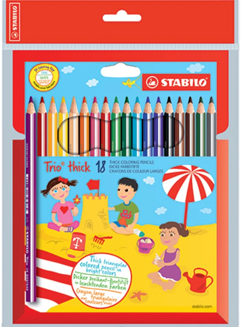 STABILO Trio Thick Buntstift 24 Stück(e) Multi 5 STABILO Trio Thick Buntstift 24 Stück(e) Multi – Bild 3