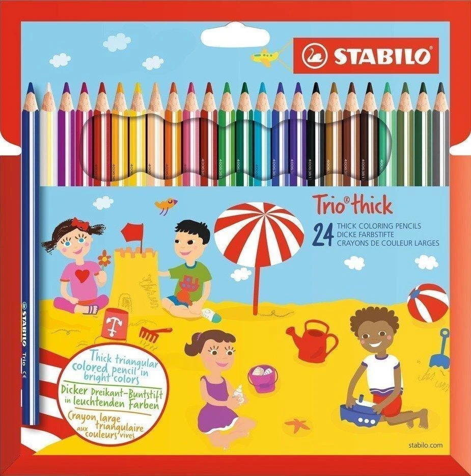 STABILO Trio Thick Buntstift 24 Stück(e) Multi 3 STABILO Trio Thick Buntstift 24 Stück(e) Multi