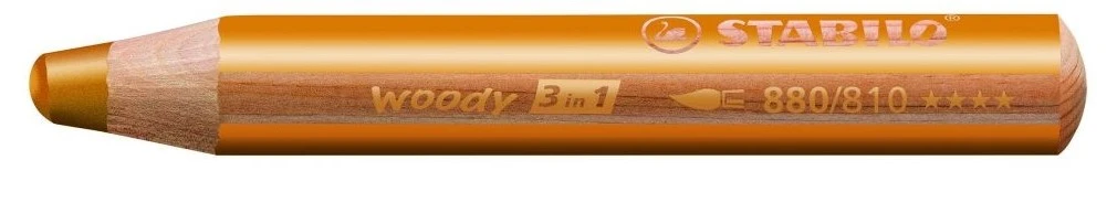 STABILO Woody 3 In 1 Buntstift 1 Stück(e) Gold 3 STABILO Woody 3 In 1 Buntstift 1 Stück(e) Gold
