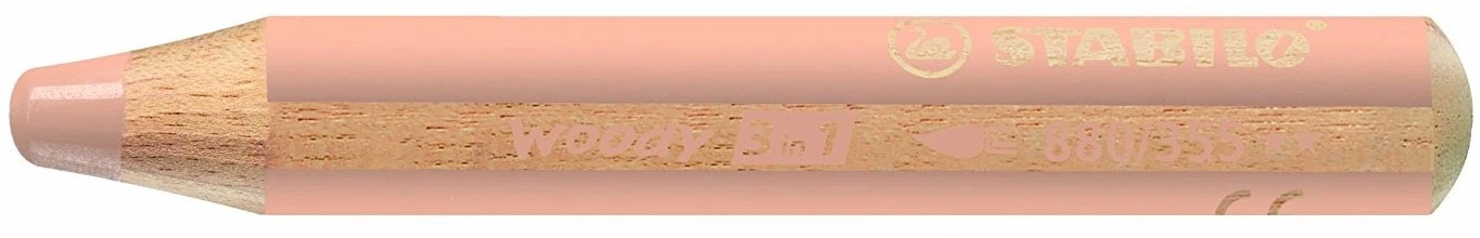 STABILO Woody 3 In 1 Buntstift 1 Stück(e) Pink 3 STABILO Woody 3 In 1 Buntstift 1 Stück(e) Pink