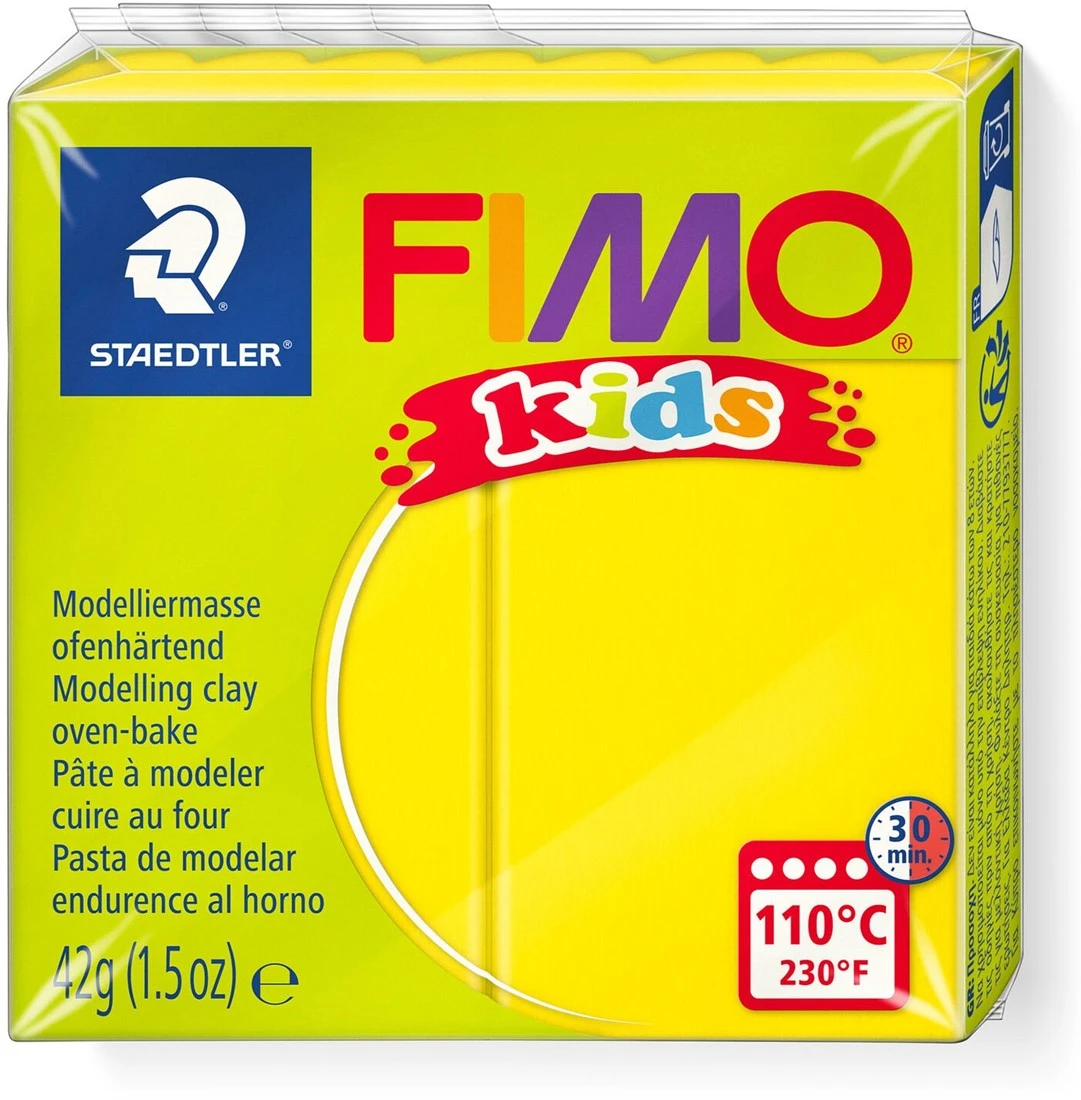 Fimo Staedtler 8030001 Töpferei-/ Modellier-Material Knetmasse Gelb 42 G 1 Stück(e) 3 Fimo Staedtler 8030001 Töpferei-/ Modellier-Material Knetmasse Gelb 42 G 1 Stück(e)