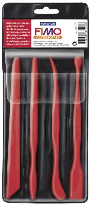 STAEDTLER Fimo Modellierwerkzeuge (4 X Sortiert) 3 STAEDTLER Fimo Modellierwerkzeuge (4 X Sortiert)