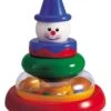 Stapelturm Clown, Stacking Activity, Ab 6 Monaten, Ca. 13 X 13 X 17 Cm -Djeco Geschaft stapelturm clown stacking activity ab 6 monaten ca 13 x 13 x 17 cm