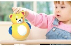 Stehaufmännchen Teddy, Roly Poly, Ab 6 Monaten, Ca. 10 X 8 X 11 Cm -Djeco Geschaft stehaufmaennchen teddy roly poly ab 6 monaten ca 10 x 8 x 11 cm 2