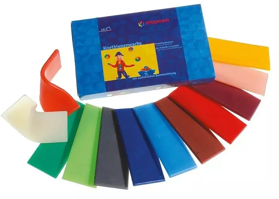 Stockmar 51200 - Knetbienenwachs, 100 X 40 Mm, 12 Farben 3 Stockmar 51200 - Knetbienenwachs, 100 X 40 Mm, 12 Farben