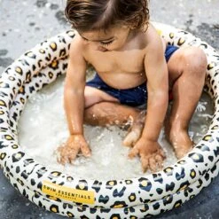 Swim Essentials Baby Schwimmbad Panther Print Beige - 60 Cm -Djeco Geschaft swim essentials baby schwimmbad panther print beige 60 cm 3