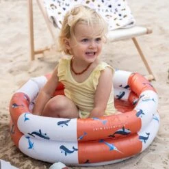 Swim Essentials Baby Schwimmbad Whale - 60 Cm -Djeco Geschaft swim essentials baby zwembad walvis 60 cm
