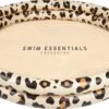 Swim Essentials Beige Leopard Printed Children's Pool 100 Cm Dia - 2 Rings -Djeco Geschaft swim essentials beige leopard printed children apos s pool 100 cm dia 2 rings