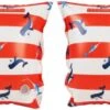 Swim Essentials Red-White Whale - Inflatable Swimming Armbands 2-6 Years -Djeco Geschaft swim essentials red white whale inflatable swimming armbands 2 6 years