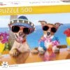 Tactic Puzzel Holiday Hounds 500 Stukjes -Djeco Geschaft tactic puzzel holiday hounds 500 stukjes
