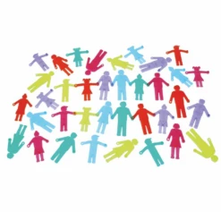 TickiT 54513 Silishapes Menschenkettenmodell (36-teilig)