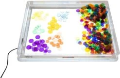 TickiT 72046 Abdeckplatte Für Lichttafel, DIN A3, Kunststoff, Transparent