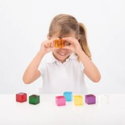 TickiT 72608 Wahrnehmungswürfel Für Kinder, 8 Stück -Djeco Geschaft tickit 72608 wahrnehmungswuerfel fuer kinder 8 stueck 2